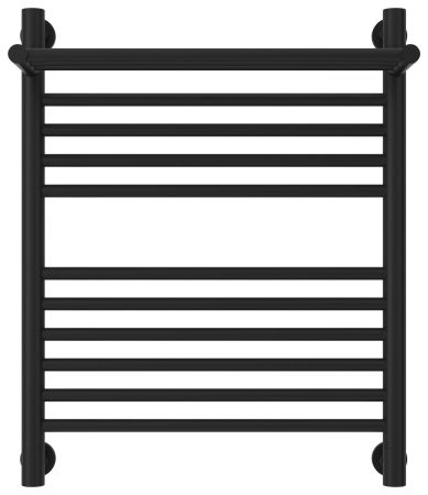 Полотенцесушитель водяной "БОГЕМА 1П +" 600х500 (Матовый Чёрный)