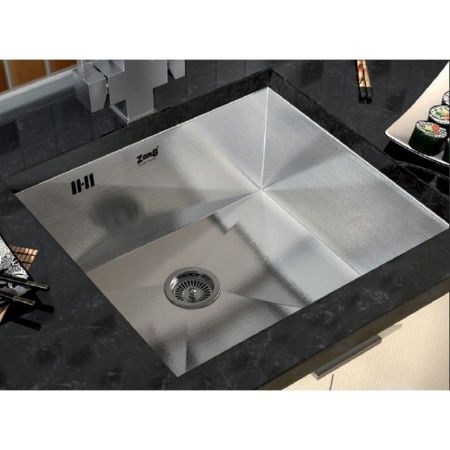 Кухонная мойка ZorG X X-4444 Матовый хром, артикул X-4444