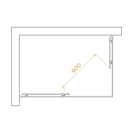 Душевой уголок RGW PA-040B (Матовое-Сатинат, 800x1200), артикул 3508104082-24
