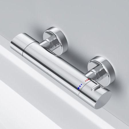 Смеситель для душа AM.PM Sense F7540000 с термостатом Хром Смеситель для душа AM.PM Sense F7540000 с термостатом Хром