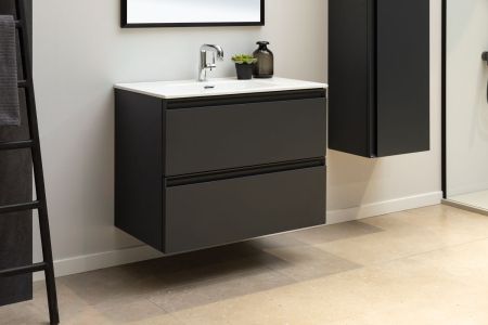 Тумба под раковину Allen Brau Eclipse 80 1.E1002.AM антрацит матовый, артикул 1.E1002.AM