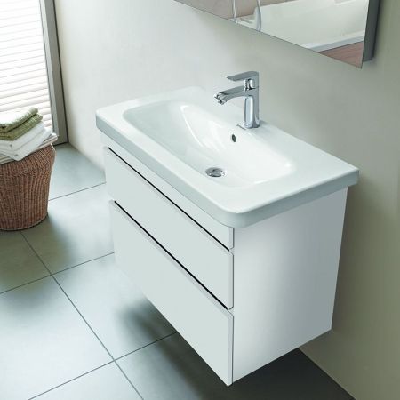 Тумба под раковину Duravit Durastyle 80 Белая глянцевая, артикул DS648102222