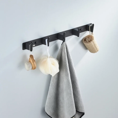 Планка с 5 крючками Shevanik SG5751H, черный