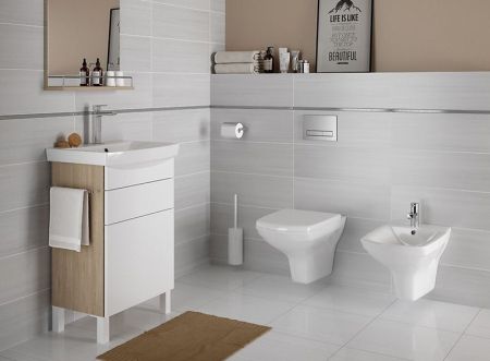 Раковина Cersanit Carina 60 UM-CAR60/1 Белая, артикул S-UM-CAR60/1-w