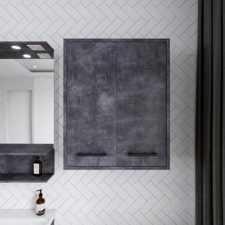 Шкаф навесной Бриклаер ЧИЛИ 62 см, цемент, артикул 4627125415258