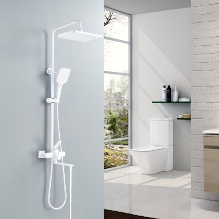 Душевая система Shevanik S6136C, белый