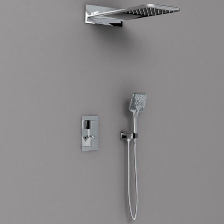 Душевой комплект VSFW-103TCH термостатический встраиваемый, двухрежимный, хром, артикул VSFW-103TCH