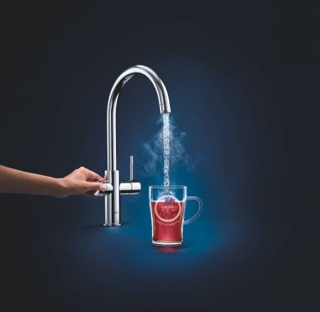 Смеситель для кухни GROHE Red Duo, бойлер M-size, хром, (30083001)