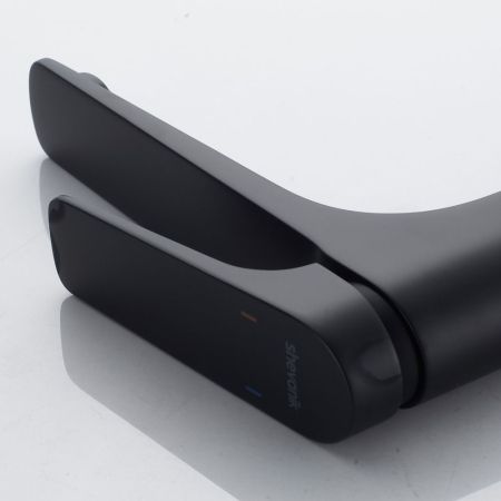 Смеситель для раковины высокий Shevanik S4211H, черный