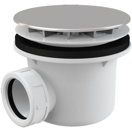 Сифон для душевого поддона Alcaplast A49CR Хром, артикул A49CR