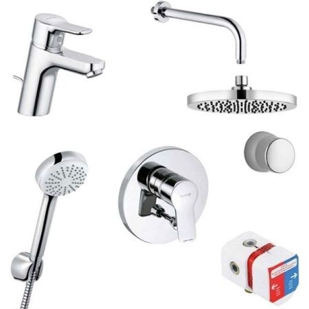 Набор KLUDI PURE&EASY 376300565 (хром, латунь), шт Набор KLUDI PURE&EASY 376300565 (хром, латунь), шт
