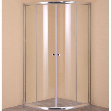 Душевой уголок Agger A01-090TCR/G 90x90 профиль Хром стекло прозрачное