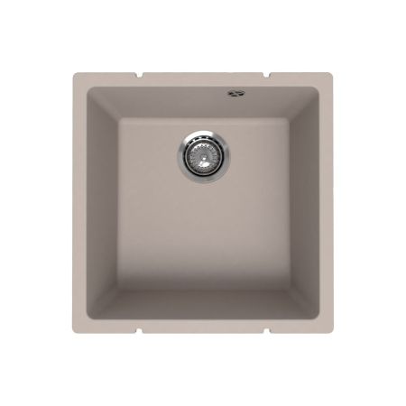 Кухонная мойка Ulgran Quartz Under 400-02, лен, артикул Under 400-02