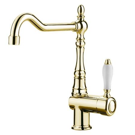 Fima Carlo Frattini Kitchen Смеситель для кухни, на 1 отв., Herend, цвет: золото