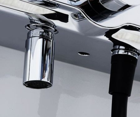 Душевая система WasserKRAFT Thermo A11401 с термостатом Черная глянцевая, артикул A11401