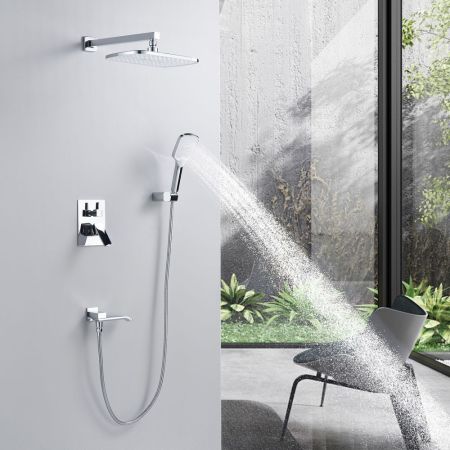 Душевая система встраиваемая Shevanik S4035, хром, артикул S4035