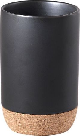 Gedy Ilary, настольный керамический стакан, цвет черная матовая керамика, артикул IL98(14)