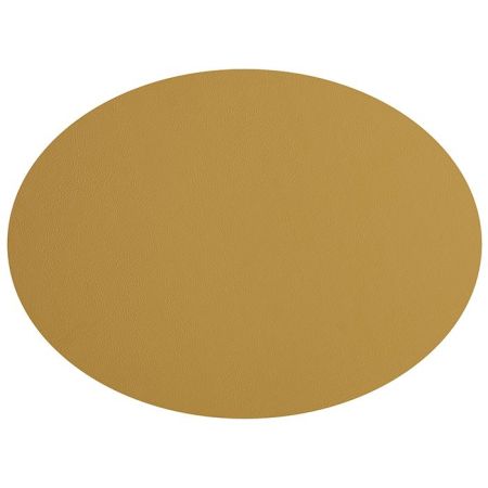 ADJ Овальный плейсмат, 47,5x35 см., цвет: горчичный/оливковый, артикул 0001.40/55