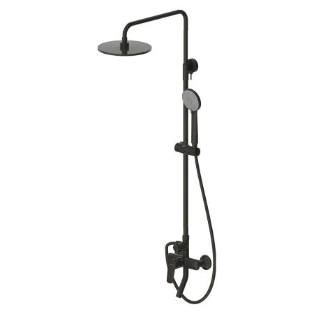 Душевая система Bravat Rhein F6429564BW-A-ENG, черный, артикул F6429564BW-A-ENG