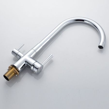 Смеситель для кухни с подключением фильтра Shevanik S428, хром, артикул S428