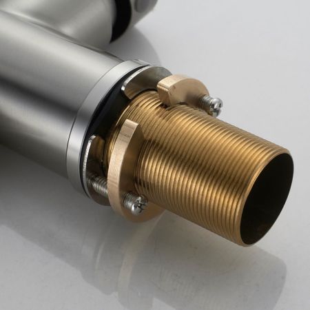 Смеситель для кухни с подключением фильтра Shevanik S248L, сатин