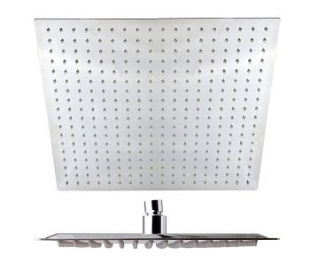 AQG, душевая квадратная ультраплоская антикальцевая головка ATLAS C40 см, цвет хром