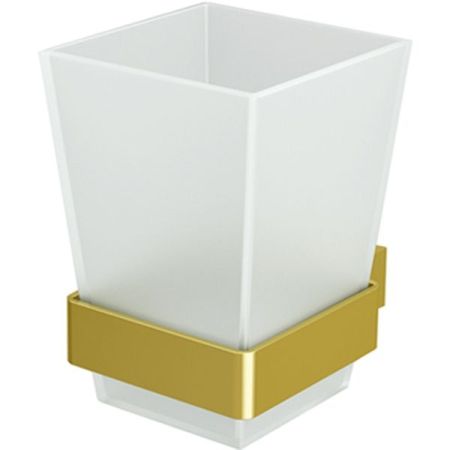 Стакан для зубных щеток WasserKRAFT Sauer K-7928 Золото глянцевое, артикул K-7928