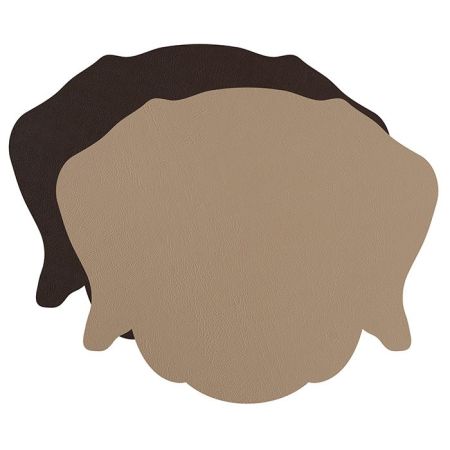 ADJ Плейсмат детский Dog, 42x35 см., цвет: капучино/шоколад, артикул 0101.04/06