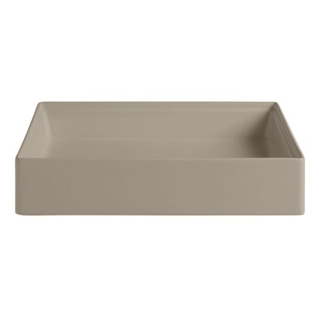 Artceram SCALINO Раковина накладная,55х38хh11,5см, без отв под смеситель, без перелива, цвет: matera, артикул SCL002 41 00 matera *0