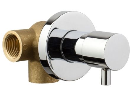 Emmevi Spirit New, встраиваемый дивертер на 2 выхода (Spirit), цвет хром, артикул 31019/CR