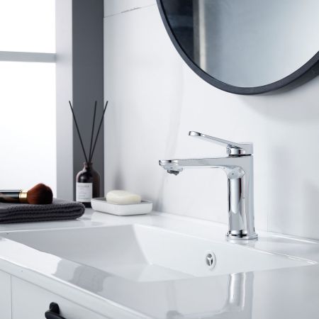 Смеситель для раковины Shevanik S4301, хром, артикул S4301