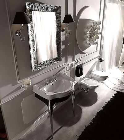 KERASAN Retro 73, раковина 73*54см с 1 отв. под смеситель, цвет: белый, артикул 104701*1