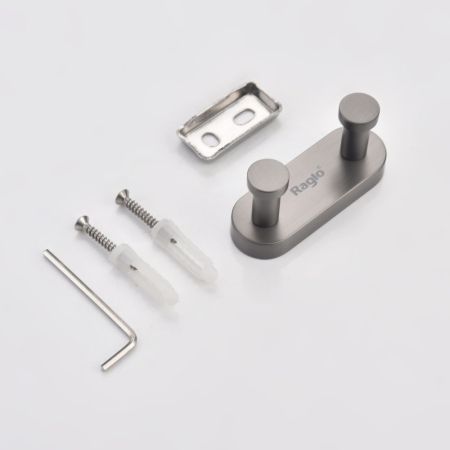 Крючок для ванной комнаты Raglo R300.052.09, графит