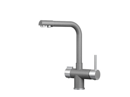 Смеситель для кухни GRANULA (5008, ГРАФИТ), артикул 5008, ГРАФИТ