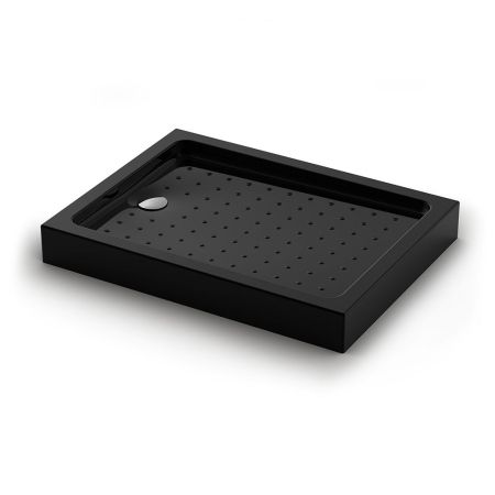 Душевой поддон Veconi Tezeo acrylic TZ-54B, 1000x900x150,  акрил, черный, артикул TZ54B-10090-C5
