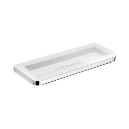 Colombo Lulu Мыльница подвесная, цвет: хром/матовое стекло, артикул B6203.CR-VAN