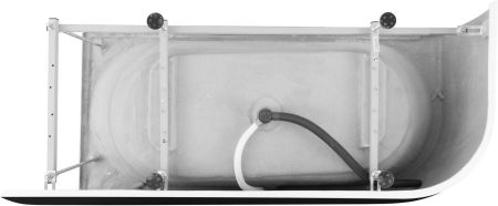 Акриловая ванна Aquanet Family Elegant B 180x80 3806-N-MW-MB, артикул 3806-N-MW-MB