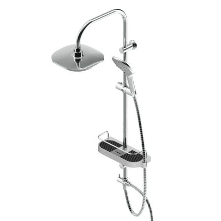 D0740000 Prime душевая система с тропическим душем, ручной душ 5 функций,  шланг 175 мм