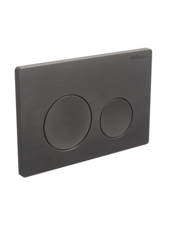 Кнопка смыва BELBAGNO BB-03C-GM, оружейная сталь, артикул BB-03C-GM