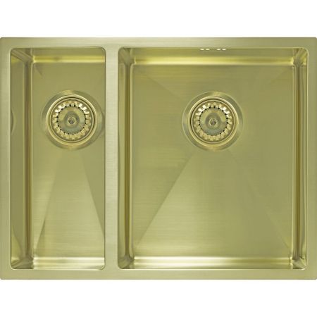 Кухонная мойка Seaman Eco Marino SME-575DL-Light Gold.A Светлое золото, артикул SME-575DL-Light Gold.A