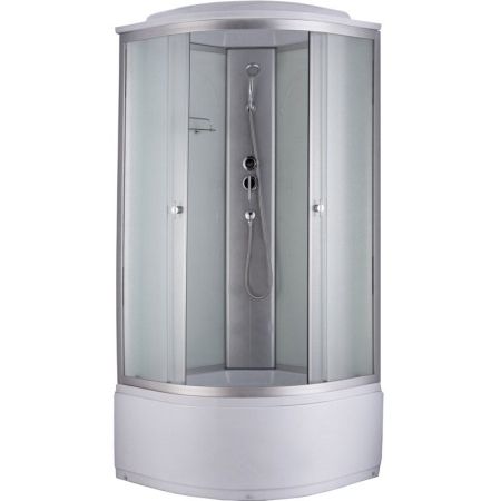 Душевая кабина Niagara NG-2308 90x90 стекло матовое задние стенки Белые, артикул 23081424