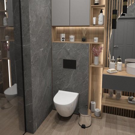 Унитаз подвесной Maretti Elena безободковый с микролифтом, EA10PBM93-844, белый, артикул EA10PBM93-844