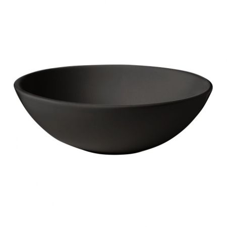 Kerasan Ciotola Умывальник накладной С3 D=46см H=15 см, цвет черный матовый, артикул 430331nero mat