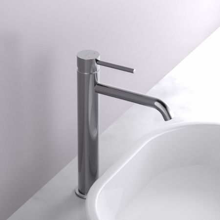 Смеситель для раковины 215, без донного клапана AQUATEK AQ1304CR ЕВРОПА, артикул AQ1304CR