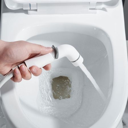 Гигиенический душ со смесителем Shevanik S4305C, белый