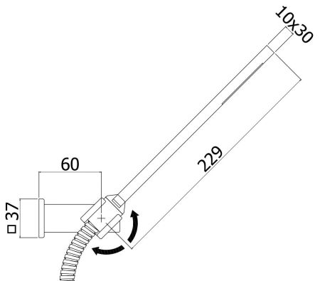 Душевой гарнитур Paffoni Level ZDUP059CR, артикул ZDUP059CR