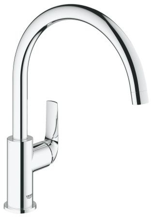 Смеситель для кухни  GROHE BAU CURVE 31536001 (хром, L-22 H-20,7), шт