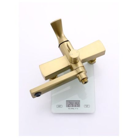 Душевая система Raglo R07.24.03, сатин золотой