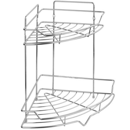 Полка корзина Fora KOR-435 угловая Хром, артикул KOR-435