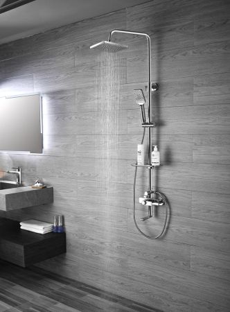 Душевая стойка Rossinka RS50 с термостатом (RS50-46), артикул RS50-46